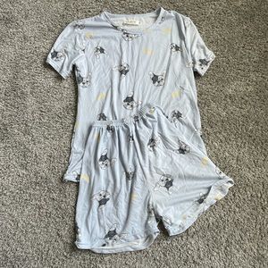 Cute pup pajama set!!